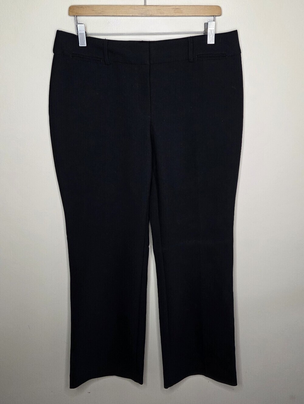 Loft Petite Black Julie Fit Trouser Pants Size 10P Casual Office Work Basic